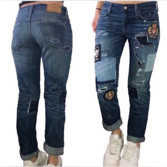 Polo Ralph Lauren Denim - Polo Ralph Lauren The Astor Slim
Boyfriend Jeans Sz 27